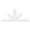 Ekena Millwork Saratoga Architectural Grade PVC Gable Bracket, 72"W x 33"H x 2"D x 6"F, 11/12 Pitch GBP072X33X0206SAR00 - alternate 5